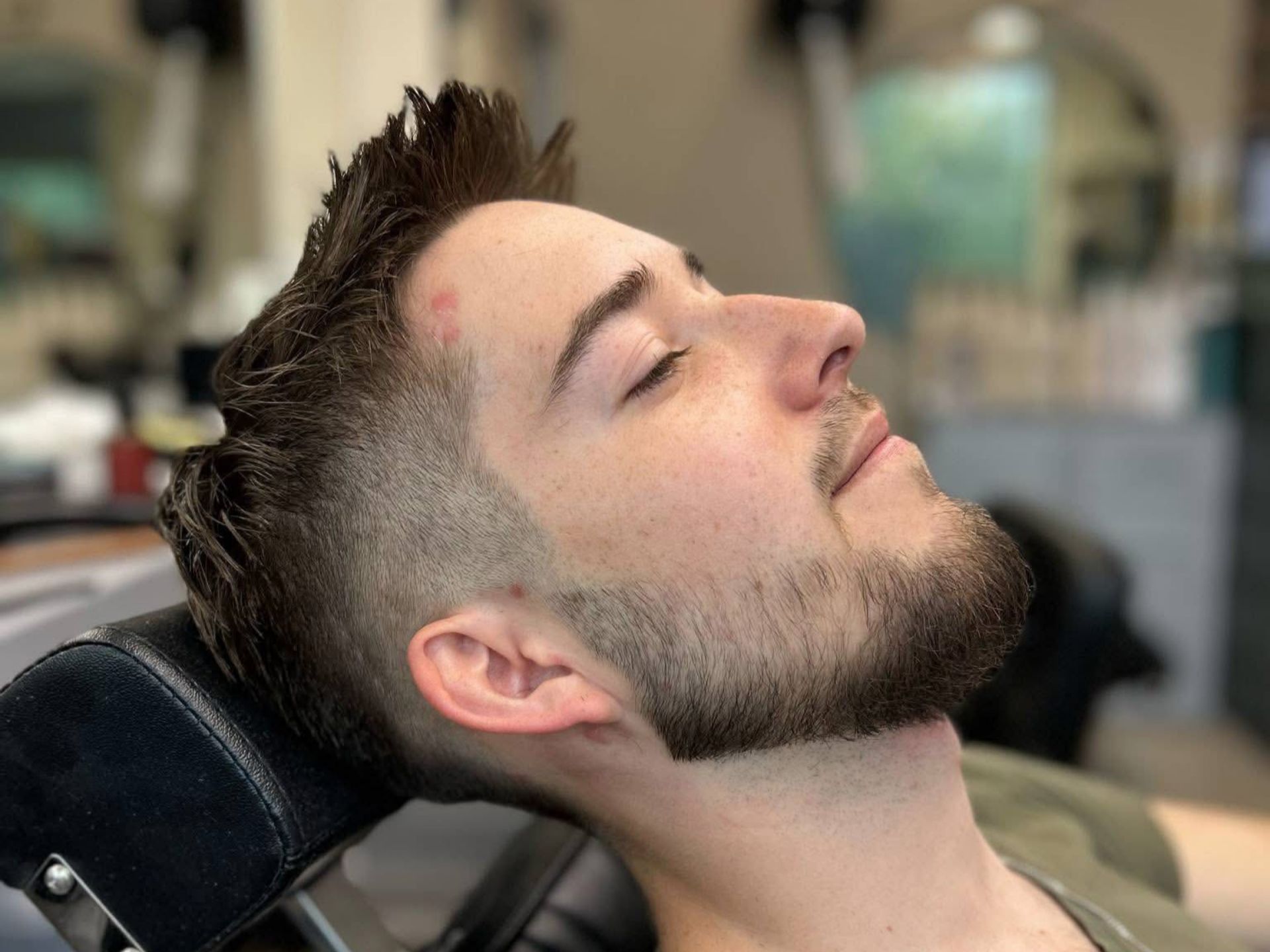 Strzyżenie męskie – tekstura